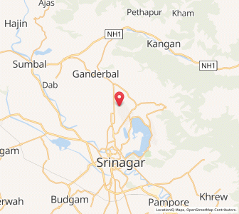 Map of Devipur, Kashmir