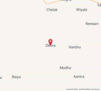 Map of Devran, Rajasthan