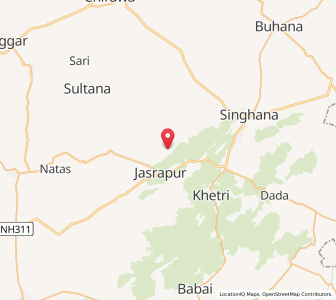 Map of Devta, Rajasthan