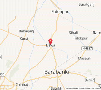 Map of Dewa, Rajasthan