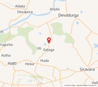 Map of Dewatkal, Karnataka