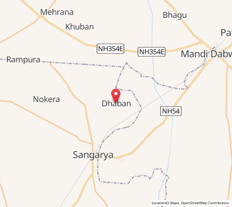 Map of Dhaban, Haryana