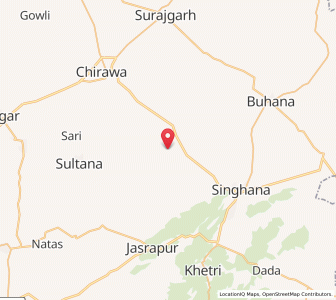 Map of Dhadhot Khurd, Rajasthan
