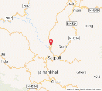 Map of Dhadukhal, Uttarakhand