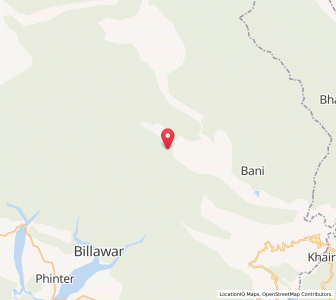 Map of Dhaggar, Kashmir