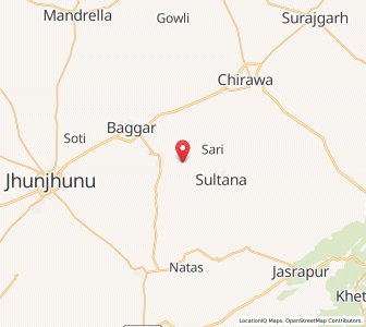 Map of Dhahar ki Dhani, Rajasthan