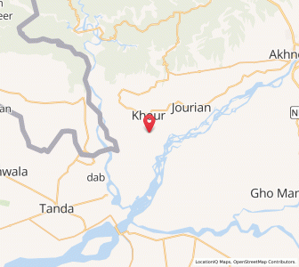 Map of Dhaian, Kashmir