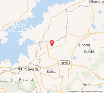 Map of Dhaita, Gujarat