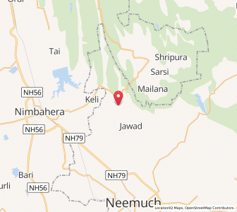 Map of Dhakarkheri, Rajasthan