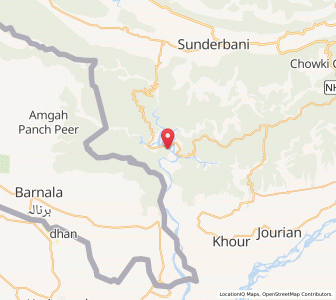 Map of Dhakhar, Kashmir