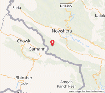 Map of Dhaki Het, Kashmir