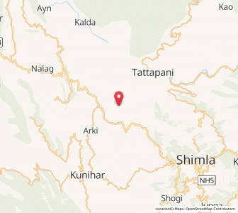 Map of Dhalot, Himachal Pradesh
