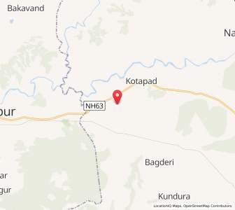Map of Dhamanahandi, Andhra Pradesh