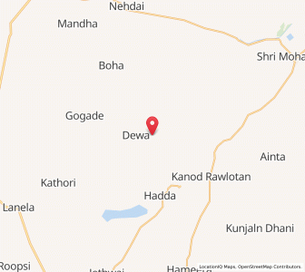 Map of Dhamat, Rajasthan