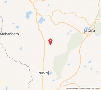 Map of Dhamna, Madhya Pradesh