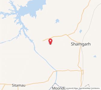Map of Dhamnar, Madhya Pradesh