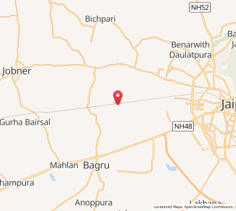 Map of Dhanakya, Rajasthan