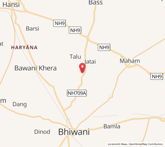 Map of Dhanana, Haryana