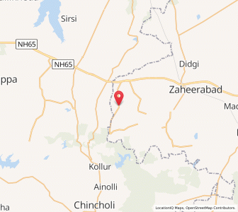 Map of Dhanaseri, Karnataka
