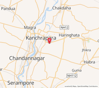 Map of Dhanbela, West Bengal