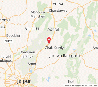 Map of Dhand, Rajasthan