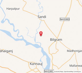 Map of Dhandamau, Uttar Pradesh