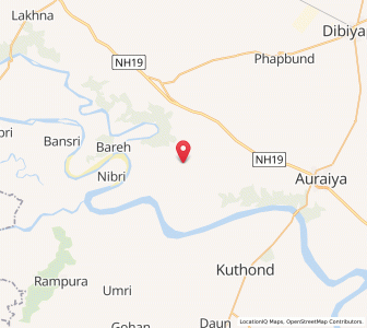 Map of Dhandupur, Uttar Pradesh