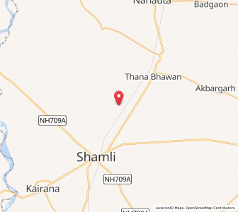 Map of Dhanena, Uttar Pradesh