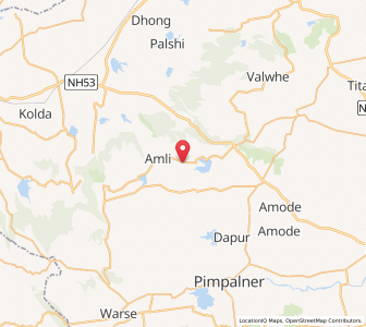 Map of Dhaner, Maharashtra