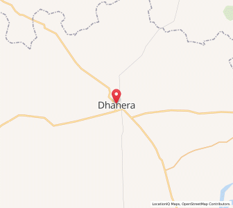 Map of Dhanera, Gujarat