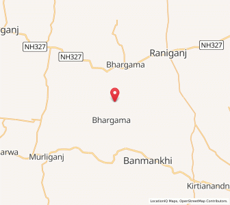 Map of Dhaneshari, Bihar