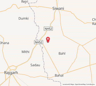Map of Dhani Bhakran, Haryana