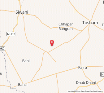 Map of Dhani Katwar, Haryana