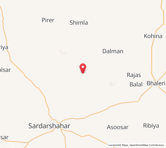 Map of Dhani, Rajasthan