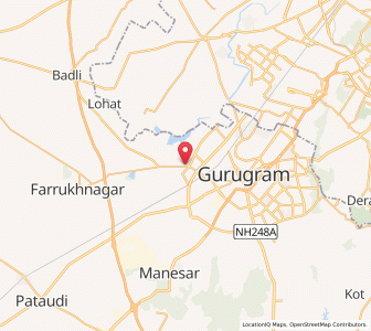 Map of Dhankot, Haryana
