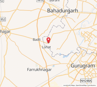 Map of Dhansa, NCT
