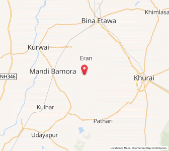 Map of Dhansara, Madhya Pradesh