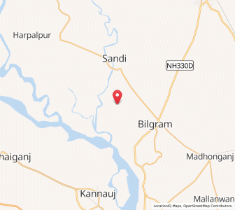 Map of Dhansari, Uttar Pradesh