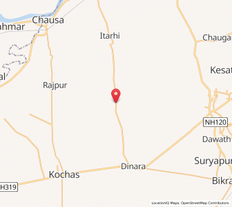 Map of Dhansoi, Bihar