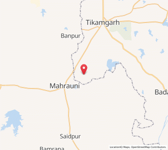 Map of Dhanwaha, Madhya Pradesh