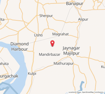 Map of Dhanyaghata, West Bengal