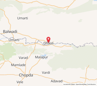 Map of Dhaoli, Madhya Pradesh