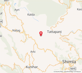 Map of Dharail, Himachal Pradesh