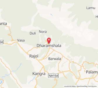 Map of Dharamsala, Himachal Pradesh
