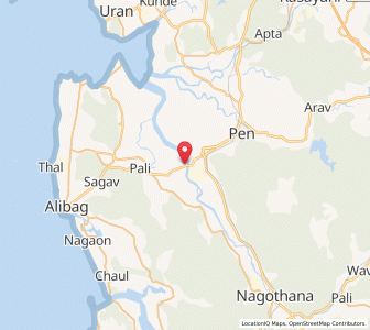 Map of Dharamtar Bandar, Maharashtra