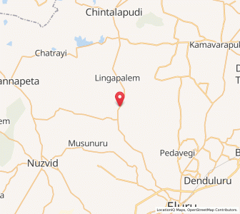 Map of Dharmajigudem, Andhra Pradesh