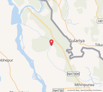 Map of Dharmanpur, Uttar Pradesh