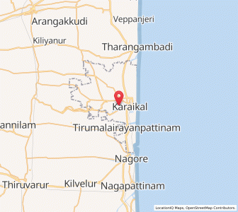 Map of Dharmapuram, Puducherry