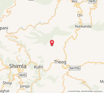 Map of Dharmpur, Himachal Pradesh
