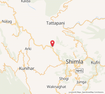 Map of Dharog, Himachal Pradesh
